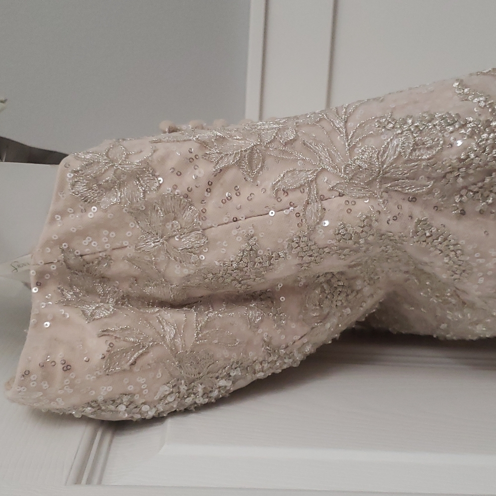 champagne colored Wedding dress - Picture 6 of 7